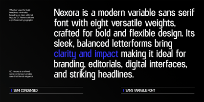 GC Noxera Display Font Poster 2