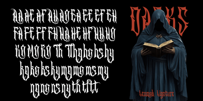 Lenmok Font Poster 10