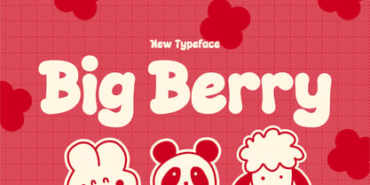 Big Berry Font Poster 1