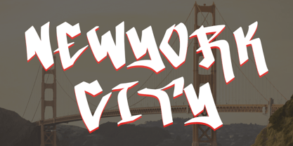 California Graffiti Font Poster 2