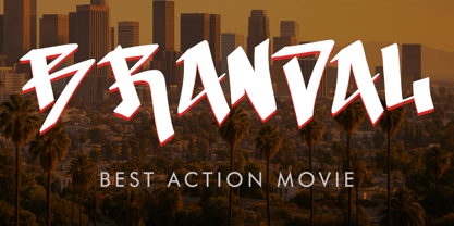 California Graffiti Font Poster 3