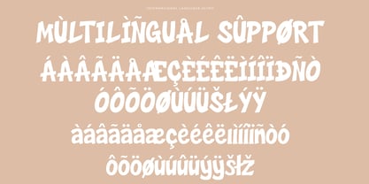 Caldavine Display Font Poster 5