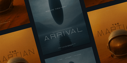 Ethere S VF Font Poster 4