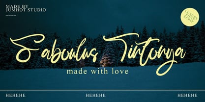 Faboulus Tintonya Font Poster 1