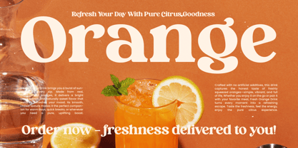 Aroma Vintage Font Poster 3