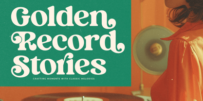 Aroma Vintage Font Poster 12