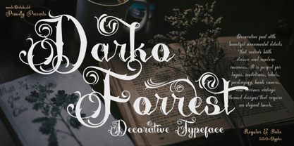Darko Forrest Font Poster 1