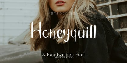 Honeyquill Font Poster 1