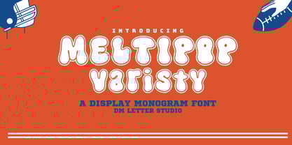 Meltipop Varsity Font Poster 1