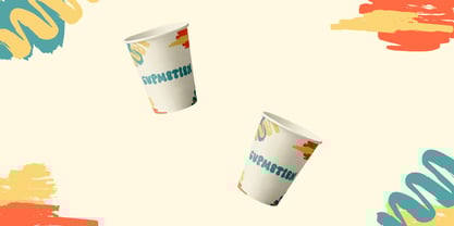 Retro Glow Font Poster 5