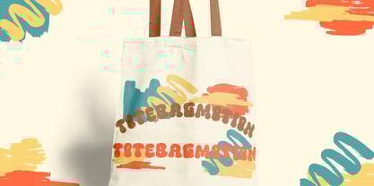 Retro Glow Font Poster 6