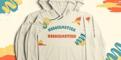 Retro Glow Font Poster 4