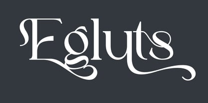 Egluts Font Poster 1