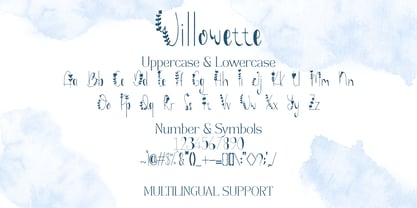 Willowette Font Poster 9
