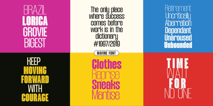 Mavine Font Poster 6