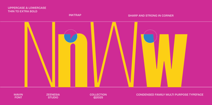 Mavine Font Poster 4