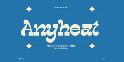 Anyheat Font Poster 1