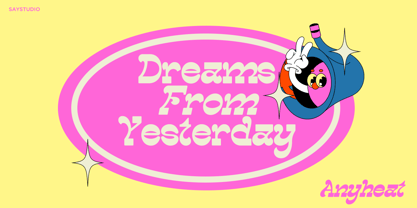 Anyheat Font Poster 4