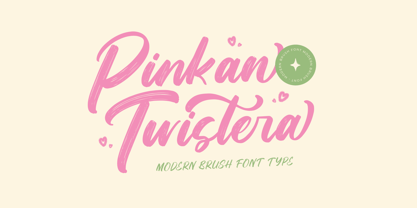 Pinkan Twistera Font Poster 1