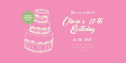 Pinkan Twistera Font Poster 6