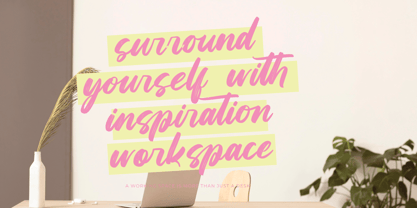 Pinkan Twistera Font Poster 7