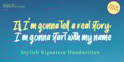 Augelia Riletha Font Poster 3