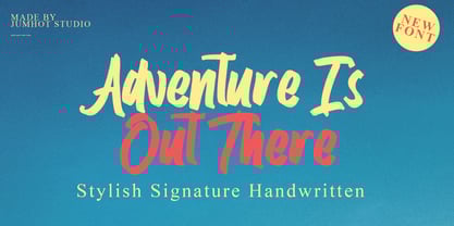 Augelia Riletha Font Poster 2