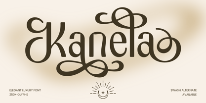 Kanela Font Poster 1