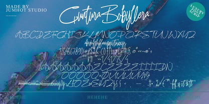 Guntura Bobyllera Font Poster 5