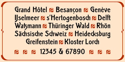 Rhoda Font Poster 6