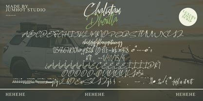 Chalistam Dheritta Font Poster 5