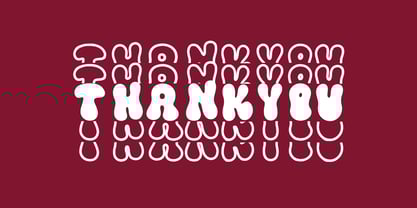 Meltipop Stacked Font Poster 10