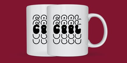 Meltipop Stacked Font Poster 5