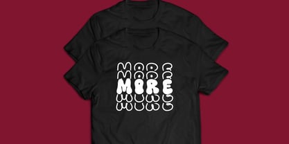 Meltipop Stacked Font Poster 4