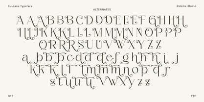Rusdane Font Poster 14