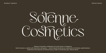 Rusdane Font Poster 8