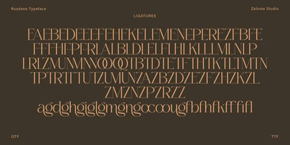 Rusdane Font Poster 15