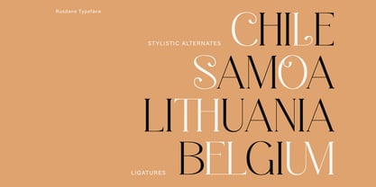 Rusdane Font Poster 4