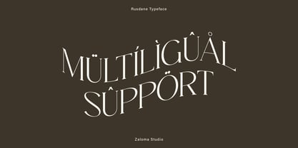 Rusdane Font Poster 12