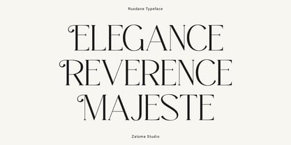 Rusdane Font Poster 2