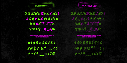 Wild Streets Graffiti Font Poster 7