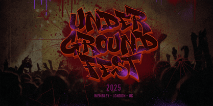 Wild Streets Graffiti Font Poster 4