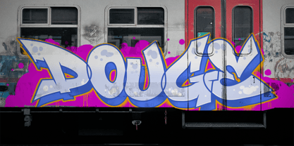 Wild Streets Graffiti Font Poster 2