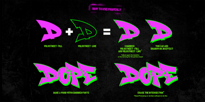 Wild Streets Graffiti Font Poster 8