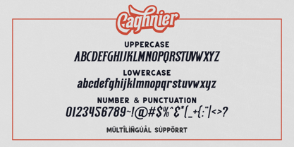 Caghnier Font Poster 10