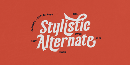 Caghnier Font Poster 4