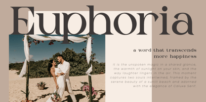 Caluxe Font Poster 4