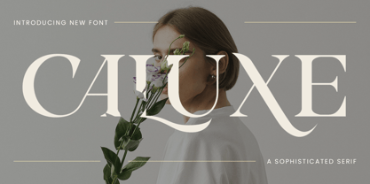 Caluxe Font Poster 1