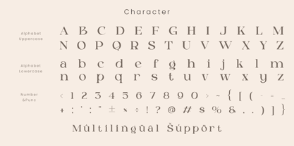 Caluxe Font Poster 10