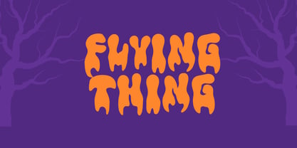 Retro Fluid Font Poster 2